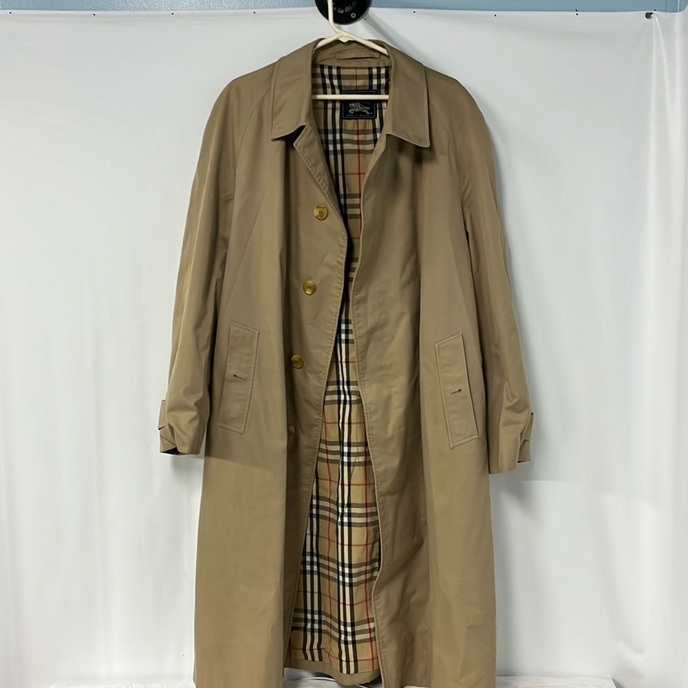 BURBERRY MENS VINTAGE TRENCH COAT FTL-08-354